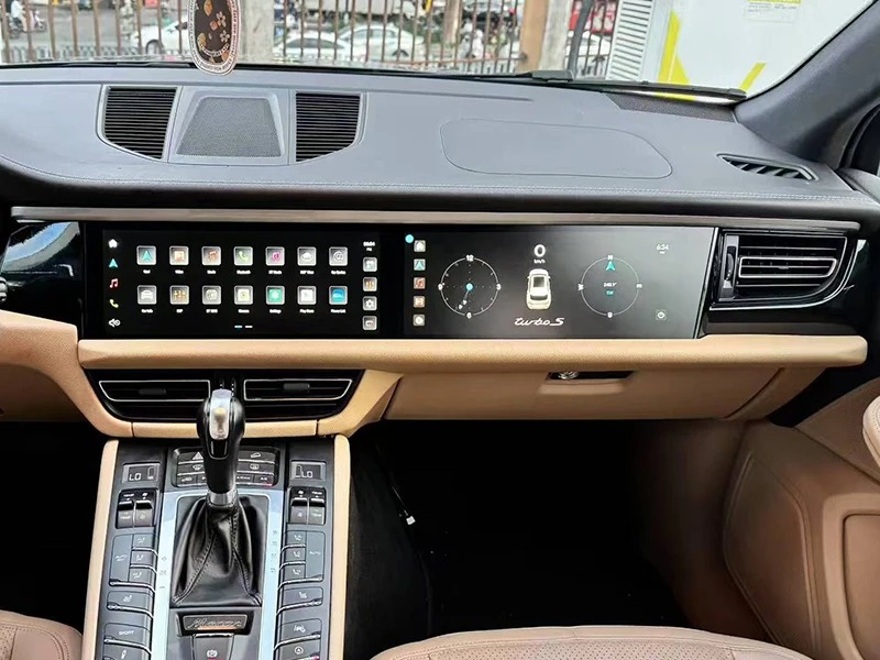 High quality center console screen controls multimedia screen for  Macan 2018-2024